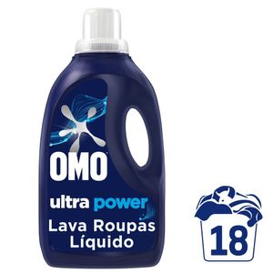 Lava Roupas Omo Líquido Ultra Power 1,8l