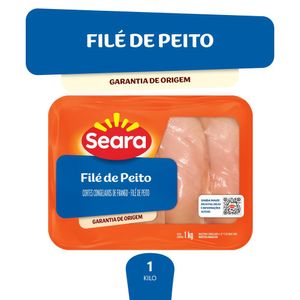 Filé de Peito de Frango Seara Bandeja 1kg