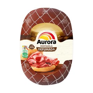 Mortadela Aurora Defumada Fatiada 1 Pacote 309g