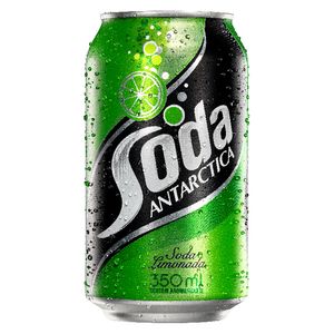 Refrigerante Antarctica Soda Limonada Lata 350ml