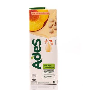 Bebida de Soja Ades Pêssego 1l