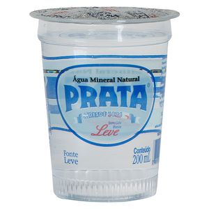 Água Mineral Prata sem Gás Copo 200ml