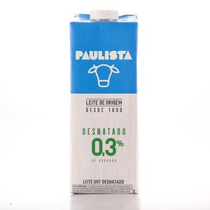 Leite Paulista Desnatado 1l