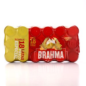 Cerveja Brahma Lata 350ml com 18Unidades