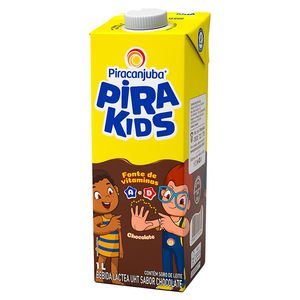 Bebida Láctea Pirakids Chocolate 1lt