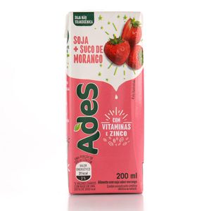 Bebida de Soja Ades Morango 200ml