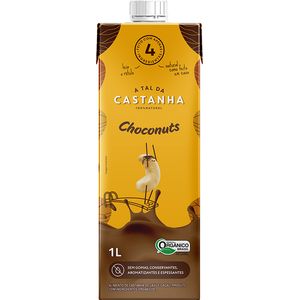 Bebida de Castanha de Caju A Tal Da Castanha Orgânica Choconuts 1lt