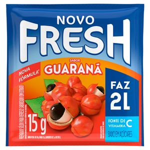 Refresco em Pó Fresh Guaraná 15g