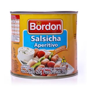 Salsicha Bordon Aperitivo Lata 150 g