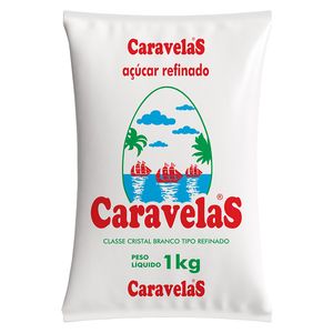 Açúcar Caravelas Refinado 1kg
