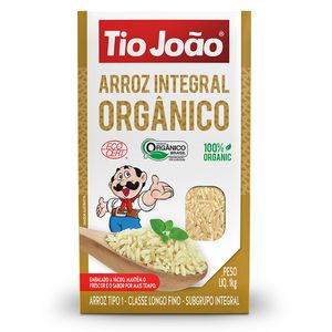 Arroz Tio João Integral Orgânico 1kg