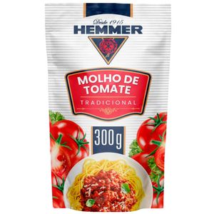 Molho Tomate Hemmer Tradicional Sachê 300g