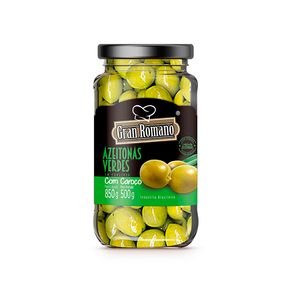 Azeitona Gran Romano Verde Vidro 500 g