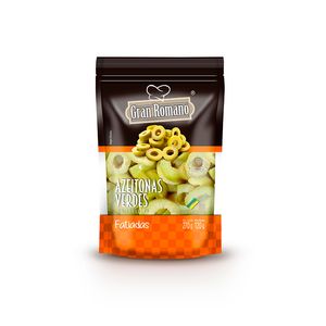Azeitona Gran Romano Verde Fatiada Sachê 120 g
