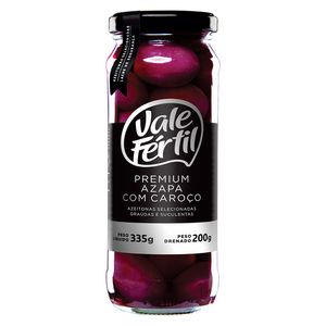 Azeitona Vale Fértil Preta Premium Vidro 200g