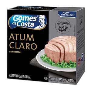 Atum Gomes Costa Claro Sólido ao Natural 170g