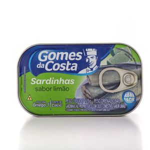 Sardinha Gomes Costa com Limão 125g