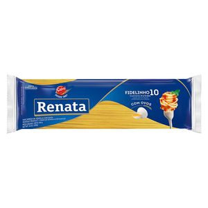 Macarrão Renata com Ovos Espaguete Fidelinho N.10 500g