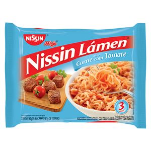 Macarrão Instantâneo Nissin Carne com Tomate 85g