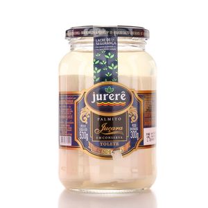 Palmito Jurere Juçara Inteiro Vidro 300g