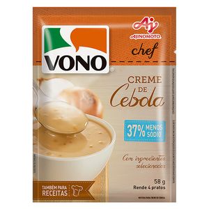 Creme Ajinomoto Vono Cebola Menos Sódio 58g