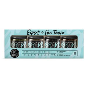 Kit Gin Br Spices com 4 Mini Potes Especiarias 40g