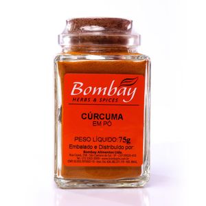 Cúrcuma em Pó Bombay Vidro 75g