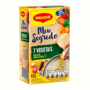 Tempero Maggi Meu Segredo Dissolve Facil 7 Vegetais 49g