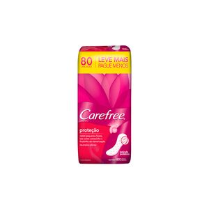 Protetor Diário Carefree com Perfume Original Lv+ Pg- Com 80 Un