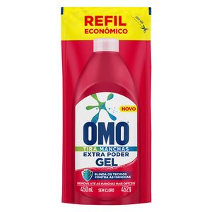 Tira Manchas Omo Líquido Roupas Coloridas Refil 450ml