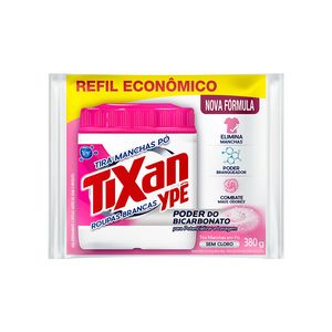 Tira Manchas Tixan Pó Roupas Brancas Refil 380g