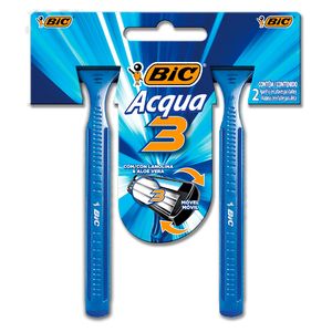 Aparelho Barbear Bic Acqua3 com 2Unidades