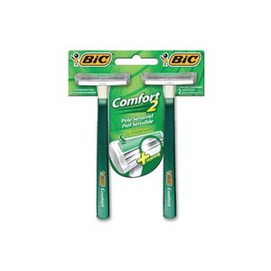 Aparelho Barbear Bic Comfort Twin Pele Sensível com 2Unidades