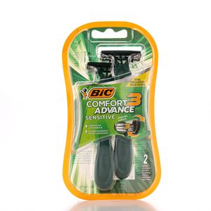 Aparelho Barbear Bic Comfort3 Pele Sensível 2Unidades