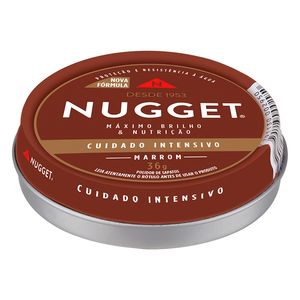 Pomada para Calçados Nugget Marrom Média 36g