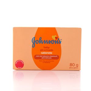 Sabonete Johnson's Baby Glicerina Mel e Vitamina E 80g