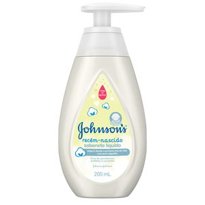 Sabonete Líquido Johnson's Baby Recém Nascido 200ml