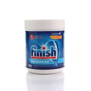 Detergente Pó Finish Power Advanced para Máquina Lavar Louça 450g