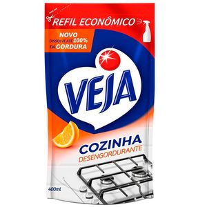 Limpador Veja Desengordurante Laranja Sachê 400ml