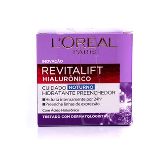 Creme Facial Revitalift Hialurônico Noturno 49g