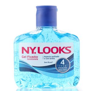 Gel Ny.Looks Mega Fixação Azul 240g
