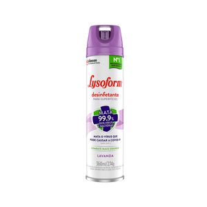 Desinfetante Lysoform Lavanda Aerosol 360ml
