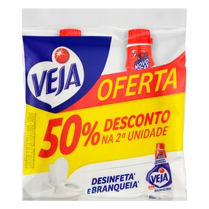 Limpador Veja Banheiro Tira Limo Ref com 50% Desconto no Segundo 500ml