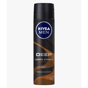 Desodorante Nivea Men Deep Amadeirado Aerosol 150ml