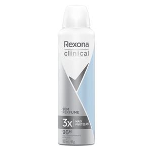 Desodorante Rexona Clinical sem Perfume Aerosol 150ml