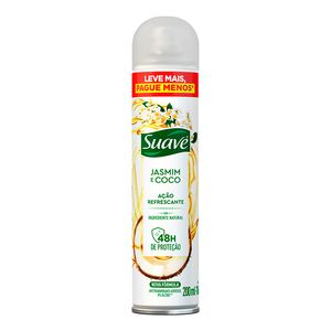 Desodorante Suave Jasmim e Coco Aerosol Lv+ Pg- 200ml