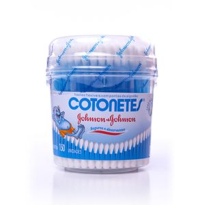 Hastes Flexíveis Cotonetes Pote com 150Unidades