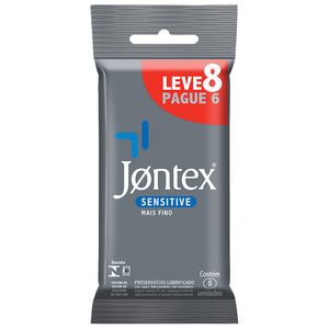 Preservativo Jontex Sensitive Leve 8 Pague 7un
