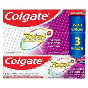 Creme Dental Colgate Total 12 Gengiva Reforçada com 90g