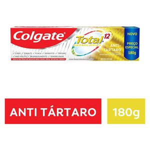 Creme Dental Colgate Total 12 Anti Tártaro Preço Especial 180g